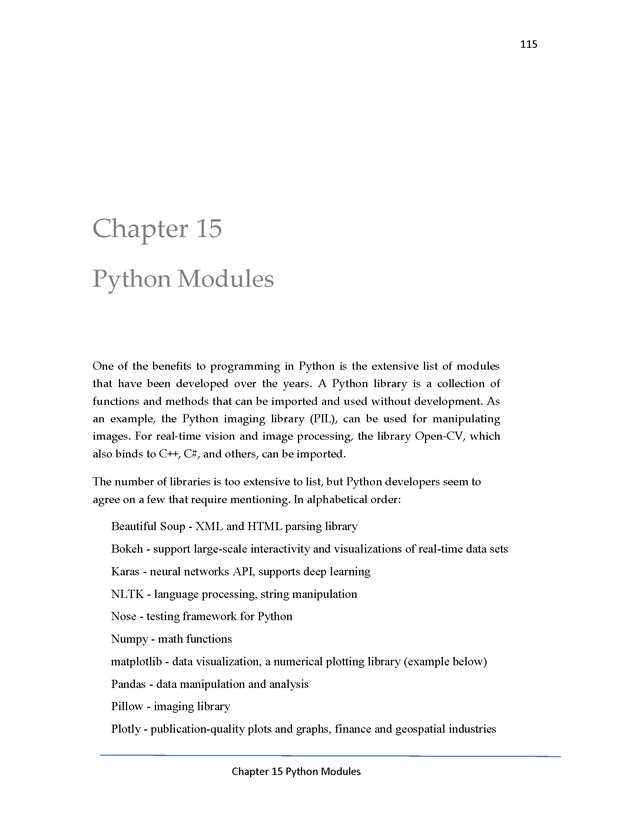 Python Programming: Basics to Advanced Concepts Advanced Programming Workshop - Page 115